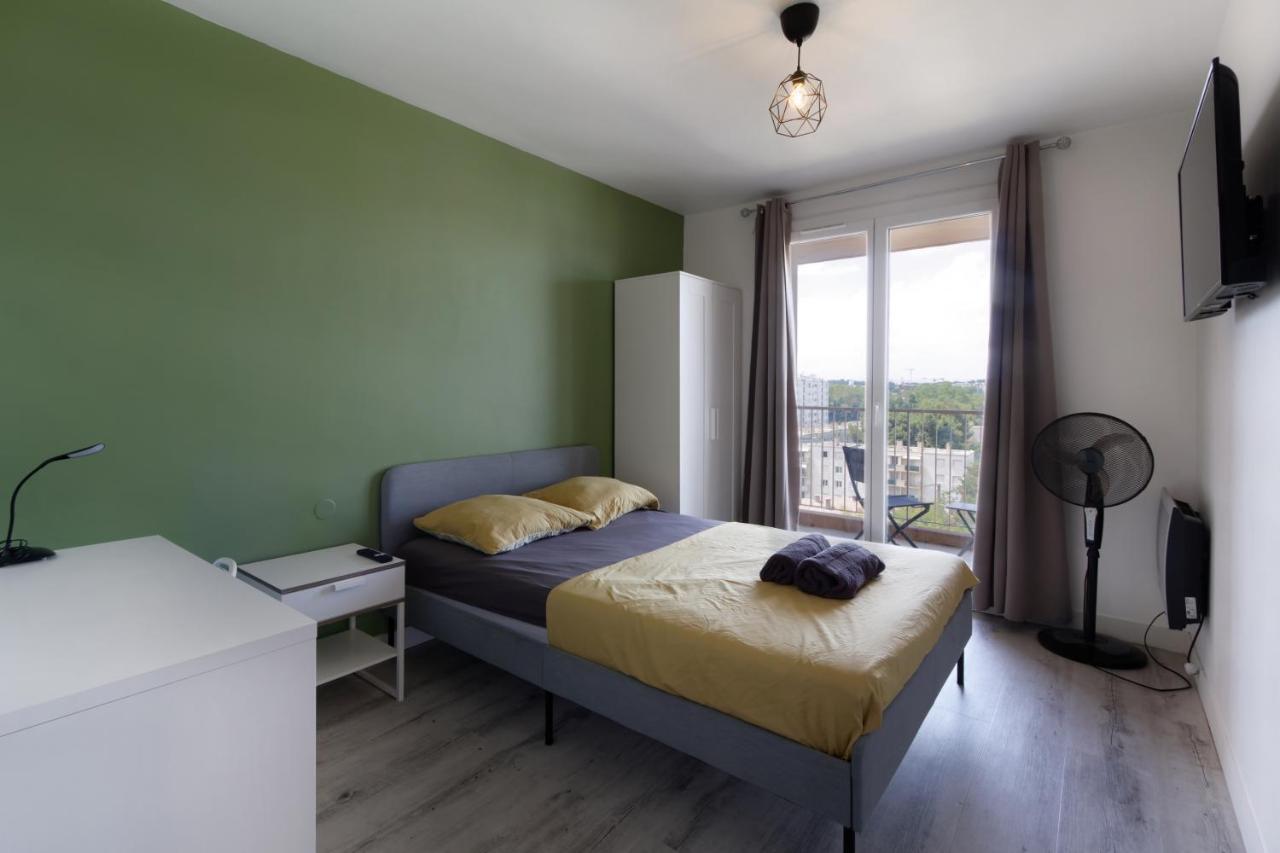 מונפלייה Le Beaulieu * Appartement 4 Chambres * 8Pers * Clim * Parking * Balcon מראה חיצוני תמונה